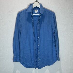 Wilfred XXS COTTON GAUZE BUTTON UP SHIRT